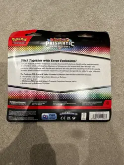 Pokemon TCG: Scarlet & Violet - Prismatic Evolutions Tech Sticker Collection - Image 2