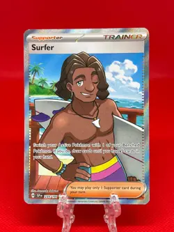 Pokemon TCG Surfer 235/191 Surging Sparks Full Art Ultra Rare English 2024 NM - Image 1