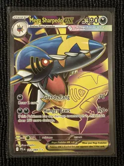 Mega Sharpedo ex - 113/094 NM Ultra Rare (EN) - Pokemon TCG ME02: Phantasmal - Image 1