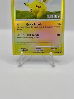 Pikachu Lv. 12 70/100 Reverse Holo Stamp Pokemon Majestic Dawn TCG - Image 2