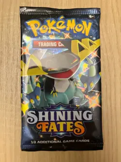 2021 Pokemon TCG Shining Fates Booster Pack - Factory Sealed 753569127335 - Image 1
