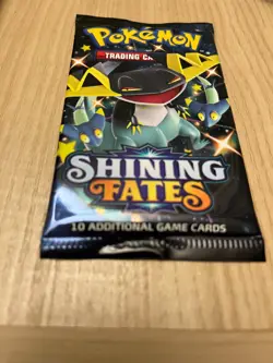 2021 Pokemon TCG Shining Fates Booster Pack - Factory Sealed 753569127335 - Image 2