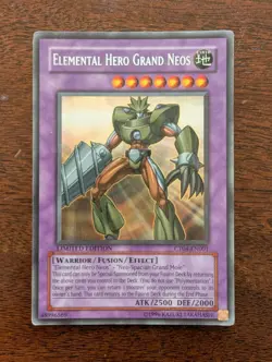 CT04-EN001 Elemental Hero Grand Neos Secret Rare Limited Edition MP Yugioh Card - Image 1