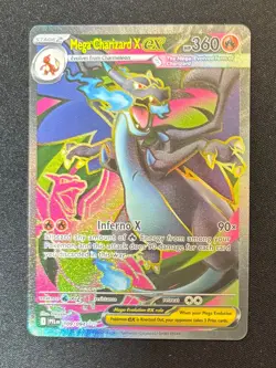 Mega Charizard X EX Phantasmal Flames English 109/094 Near Mint In Hand Pokemon - Image 1
