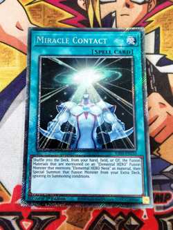 Miracle Contact ra03-en253 (NEW) Platinum-Secret Rare Yu-Gi-Oh! - Image 1