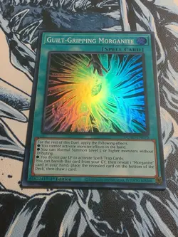 Yugioh Guilt-Gripping Morganite DUAD-EN070 1st Edition Super Rare Presale - Image 1