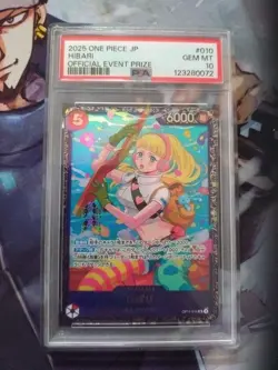 PSA10 Hibari Flagship Battle Promo OP11-010 One Piece Card Japanese - Image 1