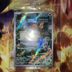 Pokemon TCG CHARMANDER 044 Obsidian Flames Holo ETB Promo Card SEALED - Image 1
