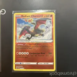Radiant Charizard Two Card Lot Ultra Rare Crown Zenith Pokemon TCG - Image 3