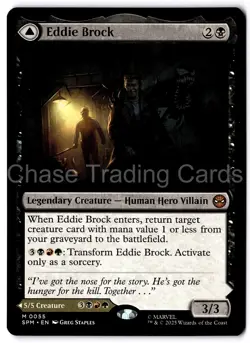 Eddie Brock 55 Mythic Non-Foil Marvel's Spider-Man MTG Mint NM - Image 1