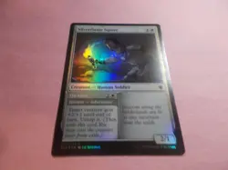 Silverflame Squire x1 FOIL MTG Throne of Eldraine White Common Creature NM - Image 1