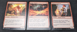 3x Miscut Corners Young Pyromancer Kiln Fiend Hungry Flames - MTG - Jumpstart - Image 1