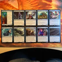 MTG 10 x Blue Rare Lot Commander Legends: Battle for Baldur's Gate NM #2!! - Image 1