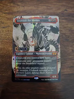 Urabrask the Hidden March of the Machine: Multiverse Foil Serial Numbered /500 - Image 1