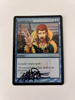 MTG Counterspell - FNM Promos Foil Signed #3 - Image 1