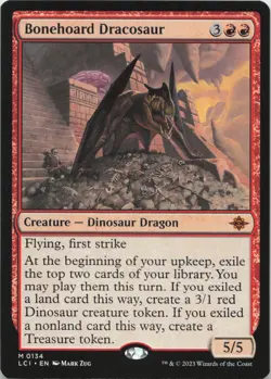 Bonehoard Dracosaur M The Lost Caverns of Ixalan 134 - LP MTG - Image 1