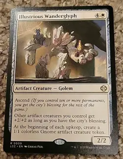 Illustrious Wanderglyph Commander Lost Caverns Ixalan Regular Magic Mtg NM LCC - Image 1