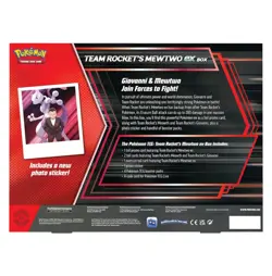Pokemon TCG Team Rocket's Mewtwo ex Box PREORDER + SV09 Hop's Dubwool Promo Card - Image 4