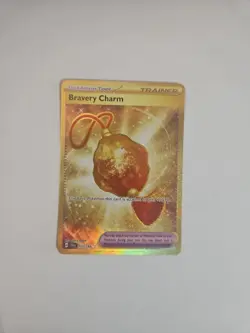 Pokemon Bravery Charm 175/142 Stellar Crown Gold Hyper Rare Holo NM - Image 2