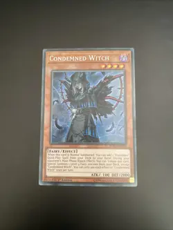 Yu-Gi-Oh Condemned Witch SOFU-EN028 Secret Rare 1st Edition - Image 1