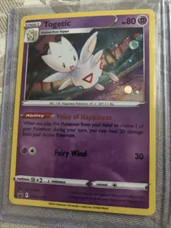 Pokemon TCG Togetic SWSH Black Star Promos SWSH276 Cosmos Holo Promo - Image 1