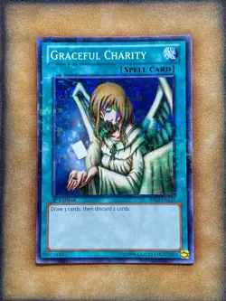 Yugioh Graceful Charity BP02-EN137 Mosaic Rare 1st Ed NM - Image 1