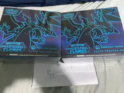 IN HAND 🔥 Pokemon Center Phantasmal Flames ETB Elite Trainer Box ✅ (X2) - Image 1