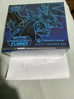 IN HAND 🔥 Pokemon Center Phantasmal Flames ETB Elite Trainer Box ✅ (X2) - Image 2