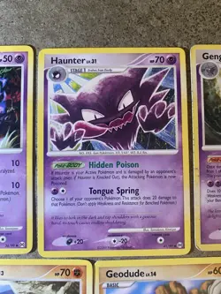 Pokemon TCG Arceus 2009 Lot - Gengar 16/99 - Haunter 41/99 - Gastly 36/99 + More - Image 3