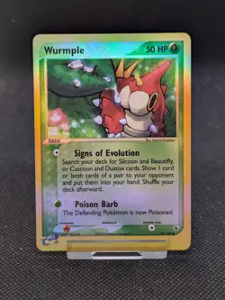 78/109 Wurmple Reverse Holo EX Ruby Sapphire Pokemon NM - Image 1