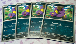 4x Ekans - Pokemon S/V Temporal Forces 100/162 TCG Playset - Image 1