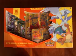 Reshiram & Charizard GX + Pikachu & Zekrom GX Premium Collection Sealed Pokemon 820650809910 - Image 4