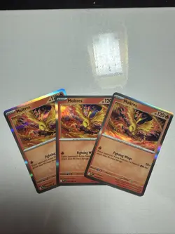 x3 Moltres 014/094 (Holo) - ME02 Phantasmal Flames PFL - Pokemon - NM/M English - Image 1