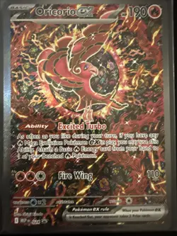 ORICORIO EX 024 Black Star UPC Promo Pokemon TCG Phantasmal Flames NM+ - Image 1