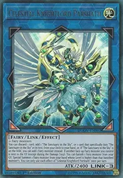 Celestial Knightlord Parshath Yu-Gi-Oh! DUOV-EN002 1st Ultra Rare - Image 1