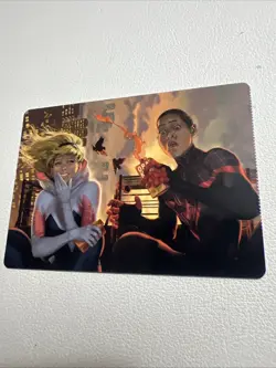 Magic The Gathering Spider Man Art Card Set. Spider Man And Ghost Spider. - Image 4