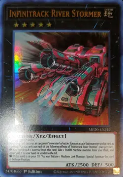 Yugioh Infinitrack River Stormer UR 1st Ed MP20-EN212 Near Mint - Image 1