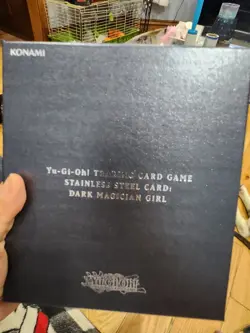SDCC 2024 KONAMI Yu-Gi-Oh Dark Magician Girl Stainless Steel Card English - Image 3