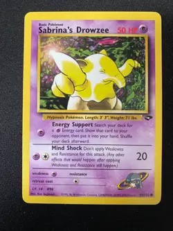Sabrina’s Drowzee 95/132 Common - Gym Challenge WOTC 1999 - Pokemon TCG Card - Image 1