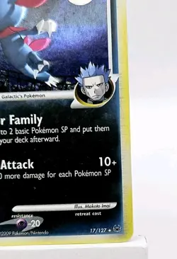 Pokemon TCG 17/127 WEAVILE G Platinum Base Holo Rare Card NM 2009 - Image 5