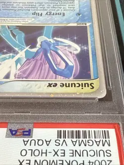 Pokemon Suicune EX 2004 EX Team Magma vs Aqua Card 94/95 Psa 8 - Image 5