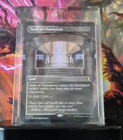 MTG Commander Masters - 0667 Vault of Champions BORDERLESS NM (Pack-To-Sleeve) - Image 1