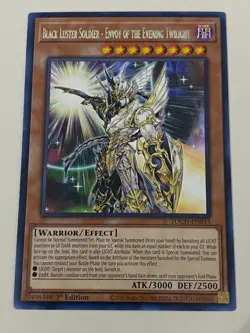 Yugioh Black Luster Soldier Ritual Envoy Sacred Twilight Chaos - Free Holo Card - Image 2