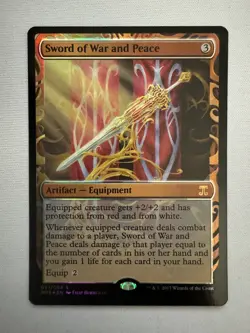 Sword of War and Peace-Masterpiece Series:Kaladesh Inventions-MTG-NM - Image 1