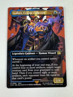 Golbez, Crystal Collector (Borderless) Regular #395 Final Fantasy NM/MINT MTG - Image 1