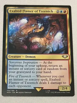 Exalted Flamer of Tzeentch Universes Beyond: Warhammer 40000 Regular - Image 1