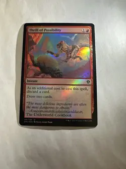 Thrill of Possibility LP Dominaria United Foil Magic The Gathering Mtg - Image 1