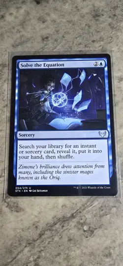 Solve the Equation Strixhaven: School of Mages Regular Sorcery MTG NM - Image 1