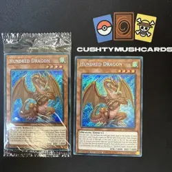 YUGIOH HUNDRED DRAGON SECRET RARE DLCS-EN146 SEALED AND UNSEALED - Image 1