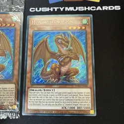 YUGIOH HUNDRED DRAGON SECRET RARE DLCS-EN146 SEALED AND UNSEALED - Image 3